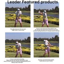 Golf Swing Trainer, Helps Stabilize Head During Swing Training, Improves Swing Technique And Shot Performance