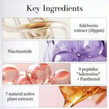 HEALOINE 10 Packs Stem Cell Serum Facial Mask Collagen Face Mask Overnight Korea Hydrating Collagen Face Masks Pore Minimizing, Elasticity Improvement Sheet Mask For All Skin Type Skincare - 顏色A - 查看 6