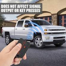 D2PCS Silicone 4Button Smart Key Fob Cover Compatible With 20142019  Colorado Sierado Suburban Tahoe And GMC Canyon Sierra Yukon Car Key Fob Case For Replacement Or Spare7001 - như hình ảnh - Xem 5