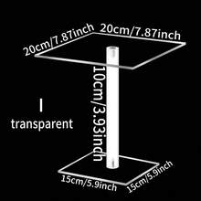 1套亚克力圆形和方形蛋糕展示架 - 透明 - 查看 14