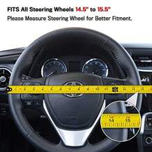DColorful Woven Boho Bohemian Hippie Style Steering Wheel Cover For Women Fits Most Standard Wheel Sizes 14.515 Inch Colorful Patterns7001 - ColorfulPatterns - View 6