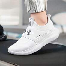 Under Armour Men's Runplay Comfortable Breathable Lightweight Sports Shoes, Mesh Fabric Fitness Training Running Shoes, Slip-On Style, Suggest Ordering One Size Up - White - View 5