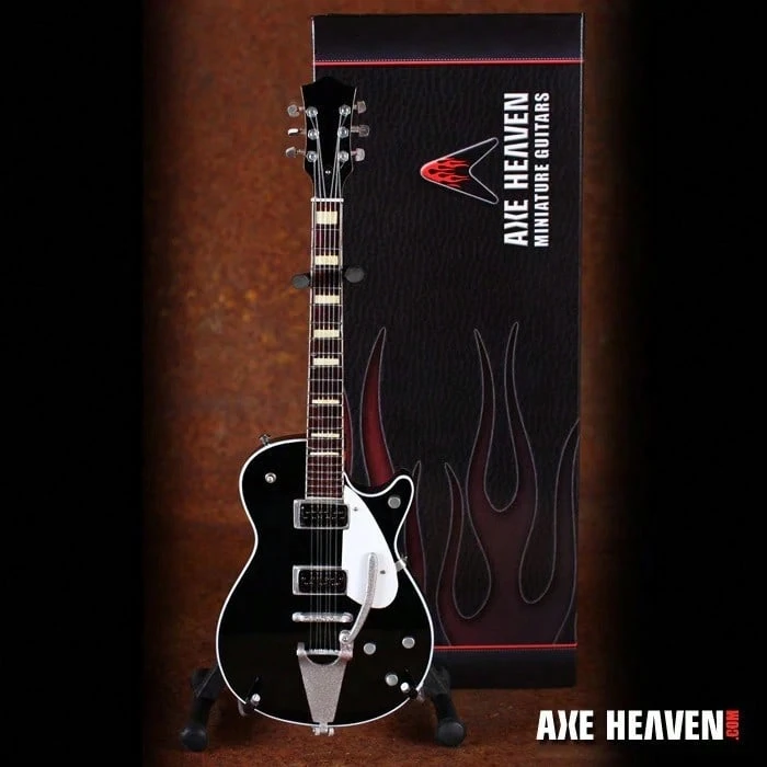 The Beatles - Axe Heaven George Harrison Gretsch Black Duo Jet Signiture Mini Electric Guitar GH-022  [COLLECTABLES] Figure, Collectible - 彩色 - 查看 1