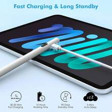 Stylus Pens For Touch Screens, Stylus Pen For IPhone/ For IPad/ Tablet AndroidSurface, Compatible With All Touch Screen Gifts For, Friends, Kids, Birthday, Holiday - White - View 4