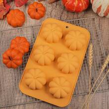 1PcsHalloween Pumpkin Cake Mold Silicone 3D Pumpkin Cupcake Pan For Baking Dessert Mousse Mold Tray For Halloween Thanksgiving