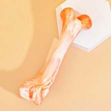 Juguetes de masticar indestructibles para perros masticadores agresivos - Huesos de TPR y nailon ultra resistentes, juguetes interactivos para razas medianas y grandes, perfectos para combatir el aburrimiento y el juego al aire libre