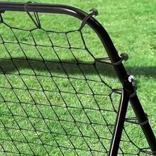Red de rebote de fútbol ajustable - Objetivo de entrenamiento de fútbol portátil, - (Nota: Solo red de fútbol sin marco - Práctica interior/exterior, sistema de rebote de pelota, utilizado para mejorar la precisión y la fuerza) - Multicolor - Ver 4