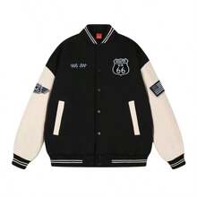 4pcs Embroidery Patches Appliques For Clothing DIY Iron On Patches For Clothes Jeans Jacket Accessories. - Black and White - View 5