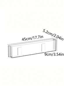 壁挂式图书收纳架、图书展示架、婴儿图画书架、透明、含背胶、教室收纳、卧室收纳、儿童图书展示和收纳、婴儿必需品 - 多色 - 查看 7