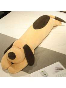 可爱的 100 厘米/130 厘米长狗毛绒玩具 - 柔软蓬松的毛绒动物，是送给狗爱好者的完美礼物，也是很棒的儿童房间装饰、特别的生日礼物、节日礼物、派对礼物、感恩节礼物、圣诞节礼物、情人节礼物 - 彩色 - 查看 6