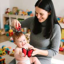 1 套婴儿理发器，HC300，新款小型电动理发器，蓝黄配色方案，儿童静音理发器，防水可充电无线婴儿理发套装，适用于婴幼儿 - 藍色 - 查看 9