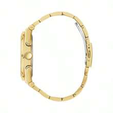 Guess Reloj multifuncional para hombres, de acero inoxidable, diseño único, reloj de manecillas, luce elegante y versátil, estilo casual de negocios, adecuado para uso diario, como regalo para ella y él, Día del Padre, aniversarios. GW0455G2