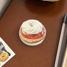 Cute Bread Toast Design Magnetic Magsafe Expandable Desk Phone Stand, Portable Niche Holder Compatible With IPhone, Android Phone, Gift For Birthday, Family, Friends Push-Pull Phone Grip Phone Holder Phone Accessories - Multicolor - View 7