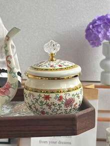 1 Set Of Retro Enamel Teapot With Strainer, Small Diamond-Lidded Coffee Storage Jar, All-Season Multifunctional Heatable Coffee Pot, Milk Tea Pot, Kettle, Nordic-Style Exquisite Home Decorative Ornament, A Gift For Relatives And Friends On Festivals And Birthdays.