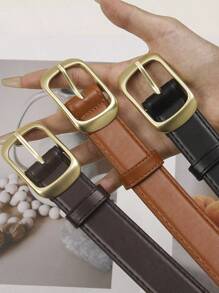 1pc Women's Casual Business Fashion Versatile Belt, Suitable For Daily Wear With Jeans And Casual Pants Fall, Autumn, Halloween