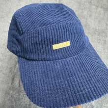 Anth Co Original Navy Velvet Five Panel Cap - 藍色 - 查看 7