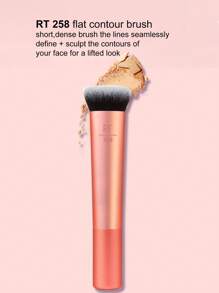 Real Techniques 4 Pieces Face Base Makeup Brush Set, For Concealer, Foundation, Setting Powder, Makeup Brushes For Blending & Buffing, & Sculpting, Travel Friendly, Gift Set