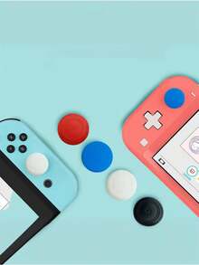 10 个随机颜色硅胶保护套兼容 Switch/Switch Lite 控制器操纵杆和按钮 - 彩色 - 查看 4