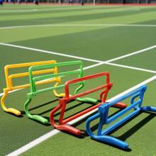 1pc Basketball And Football Explosive Power Agility Training Small Hurdles, Four-Level Height Freely Adjustable, Easy To Disassemble And Store