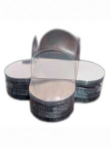 200 Clear Acetate Molds With 4 Thin Sweet Petals - 無色 - 查看 5