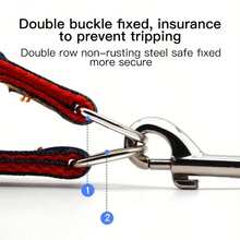 Dog Rope Dog Backpack Pet Traction Rope Denim Stitching Chest Strap Dog Walking Rope Dog Collar 3pcs Set, Without Battery