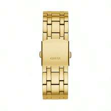 Guess Reloj multifuncional para hombres, de acero inoxidable, diseño único, reloj de manecillas, luce elegante y versátil, estilo casual de negocios, adecuado para uso diario, como regalo para ella y él, Día del Padre, aniversarios. GW0455G2