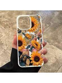White Macaron Magnetic Phone Case, Phone 16 15 14 13 12 11Pro Max Plus Wildflower Pattern Anti-Scratch MagSafe After Enabling Hard PC Protection Anti-Drop Protection Ultra-Thin Phone Case Gift - 白色 - 查看 3