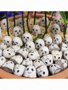 10/20 件树脂鬼魂万圣节装饰品，微型鬼魂雕像，适用于花盆、家居、花园、DIY 工艺品、桌面装饰和派对礼品