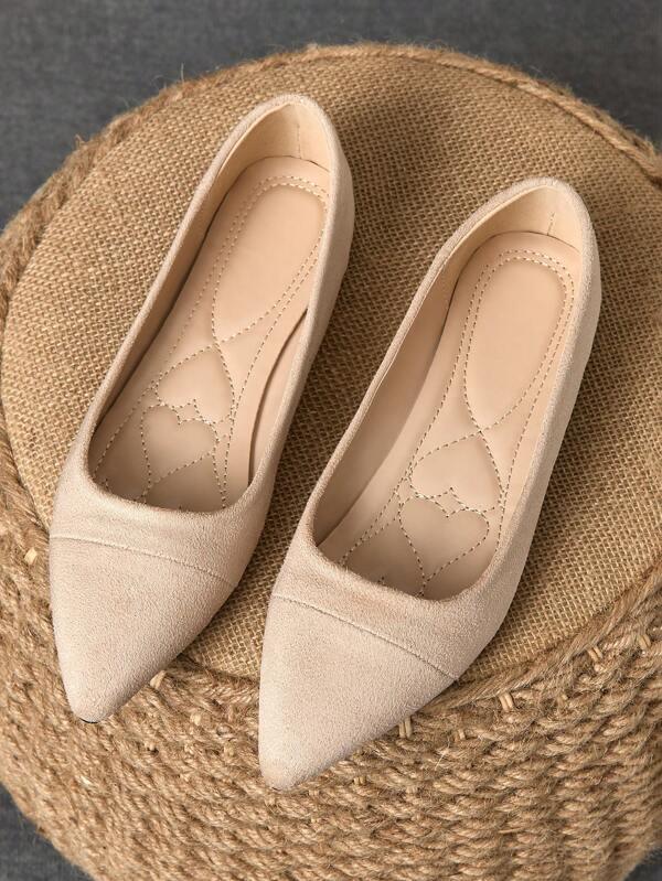 Pantofi sport damă cu vârful ascuțit, cu talpă joasă, plate, mov, versatile, de înaltă calitate, potriviți pentru toamnă și toate anotimpurile