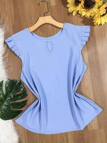 Women Tops - Baby Blue - View 3