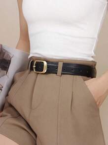 1pc Women's Casual Business Fashion Versatile Belt, Suitable For Daily Wear With Jeans And Casual Pants Fall, Autumn, Halloween