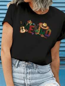 Women T-Shirts - Black - View 3