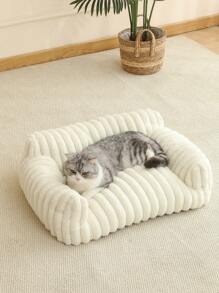 1 件舒适猫沙发，可爱柔软猫窝，猫屋，透气猫床，睡篮，适合小型、中型和大型猫，四季使用