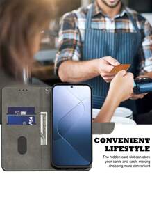 GLANDOTU Owl Pattern Design Wallet-Style Folding Base Leather Magnetic Closure Mobile Phone Case Suitable For Multiple Mobile Phone Brands And Models Waterproof Shockproof Anti-Fall Scratch Resistant Full Cover