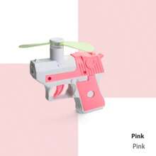 Ventilatore portatile a forma di carota, pistola giocattolo mini portatile, giocattolo estivo, giocattolo antistress, regalo per amici, regalo di compleanno