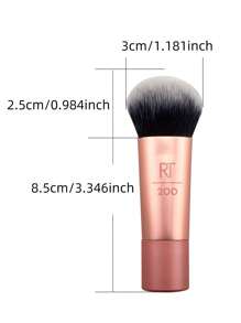 Real Techniques Mini Reisegrößen Experten Gesichts Make-up Pinsel für Foundation in Roségold, Multifunktions Gesichtspinsel für flüssige, cremige und pudrige Make-, einzigartiger Bubble Pinsel Kopf, synthetische Borsten, 1 Stück