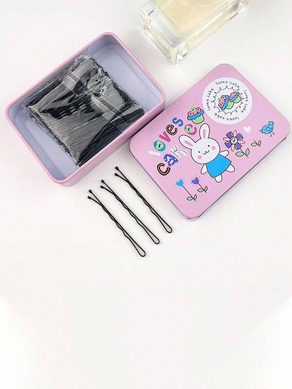 100 pezzi Fermagli per capelli da donna, base per onde, fermagli classici neri dritti, adatti per uso quotidiano, mollette per capelli, pinze per capelli, clip per capelli, fermagli per capelli, barrette per capelli