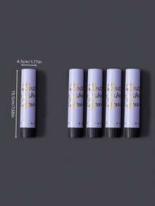1/5pcs Confetti Poppers,Colorful Confetti Handheld Twist Gift Flower Tubes,Graduation Party Confetti,Wedding Party, Mother's Day,Graduation Decorations,Gender Reveal Decorations,Birthday Decoration,Party Favors,Room Decorhome Decor (Do Not Aim The Launch Tube At People Or Objects) - Purple - View 12