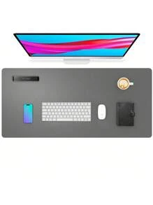 Super Large Mouse Pad, Writing Pad Office Desk Pad, Desk Mat, Waterproof PU Leather + Non-Slip Velvet Surface 35.4" X 16.9" (Pink), Multiple Size Options, Gaming Desk Pad, Desk Protector, Various Colors, Office, Student, Princess Style Pink, Pink, Sky Blue, Study Desk, Long Desk Pad, Home Decor Pad, Scratch Resistant Anti-Glare Leather Coffee Table Mat, Laptop Protective Pad, Waterproof Reusable And Easy-To-Clean, Office Supplies, Study Home Goods,School Supplies,Back To School Gaming Mouse Pad Desk Accessories Office Desk Accessories Mousepad Mouse Pad For Desk - Multicolor - View 29