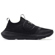 Under Armour Runplay 男士舒适柔软弹性透气轻便运动鞋，健身训练跑步鞋，一脚蹬款式，建议选购大一码。 - 黑色 - 查看 6