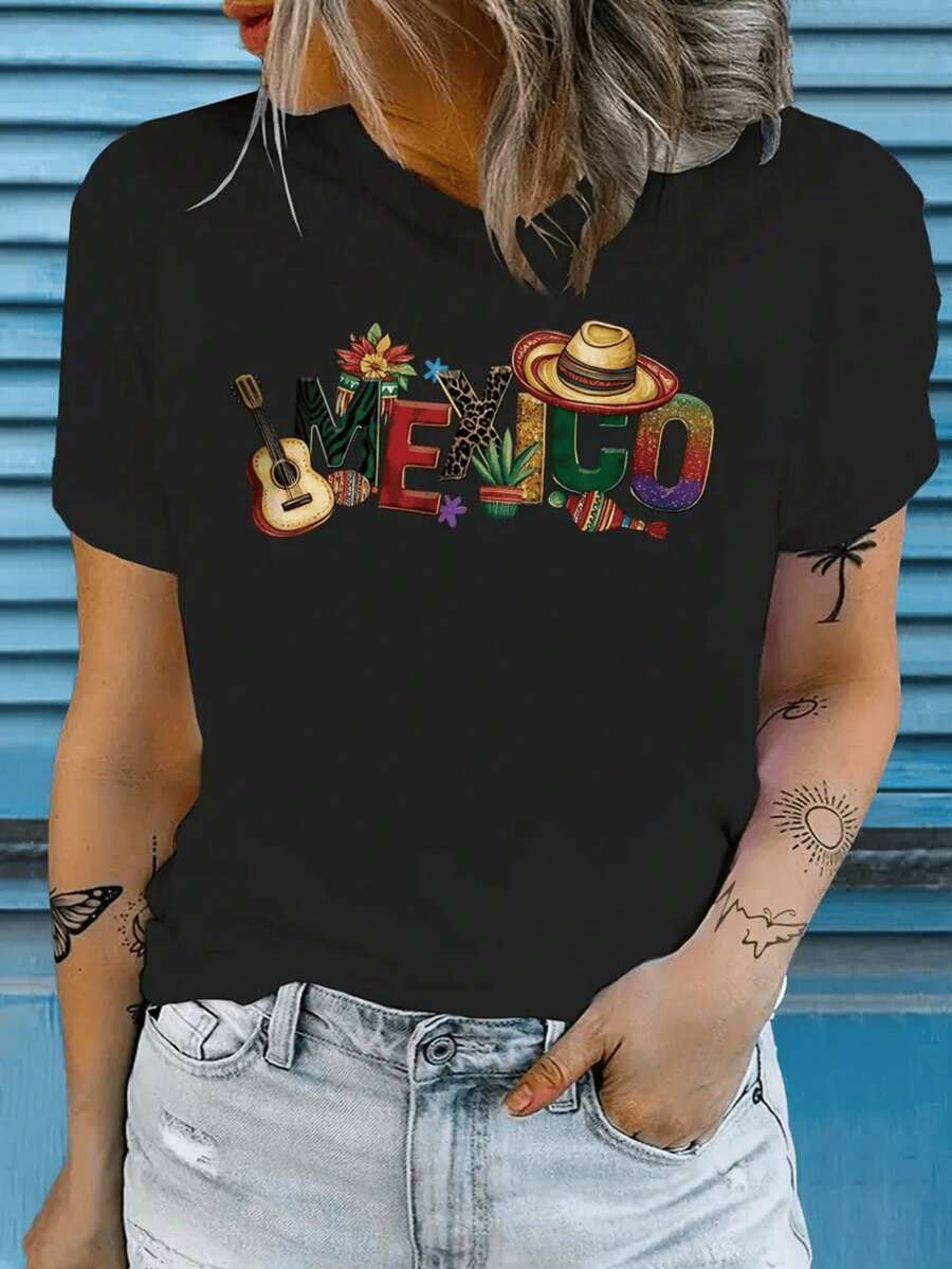 Women T-Shirts - Black - View 1