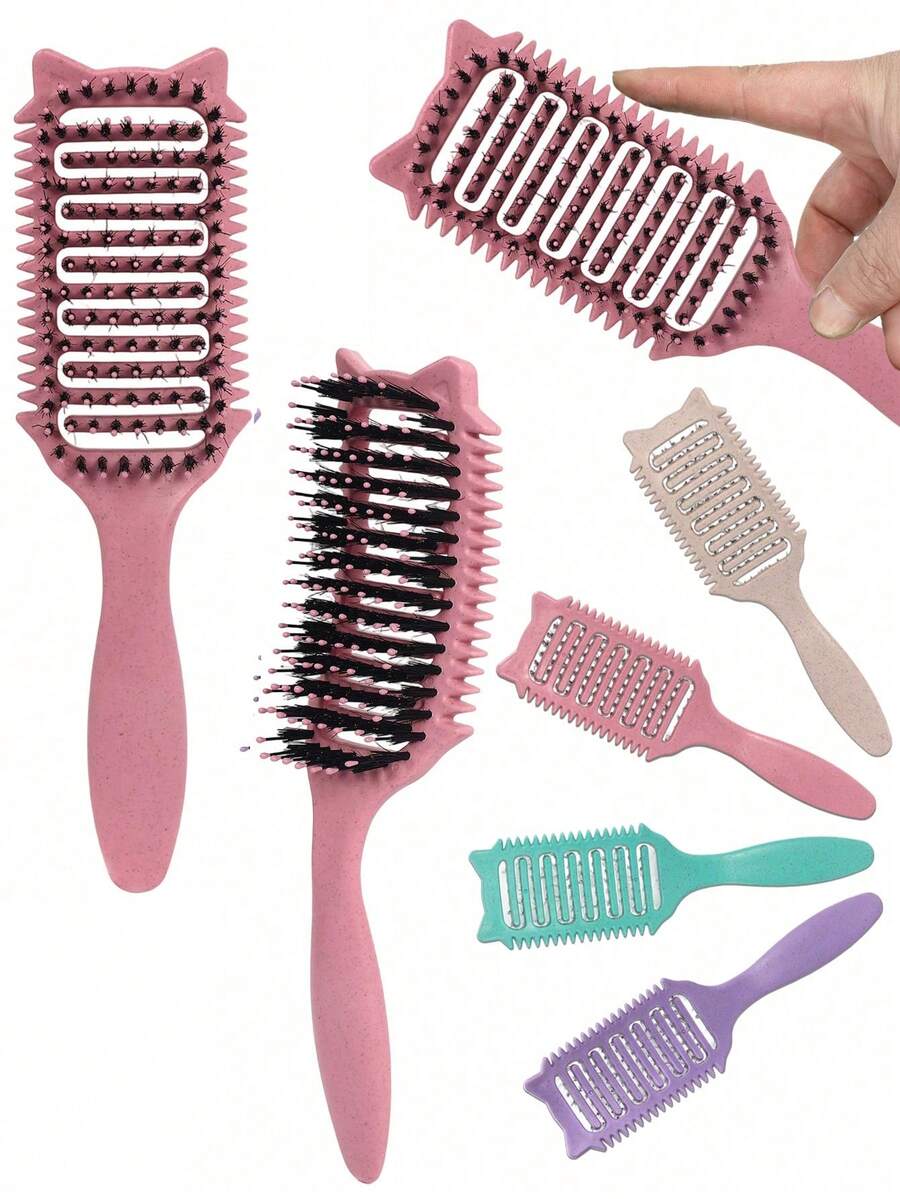 卷发梳 Candybrush 卷发定型梳，适用于女士、男士、干湿发质，可顺滑、定型和定型卷发，适合返校季、旅行度假必备品、女士发饰