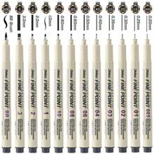 Valentine's Day Gift Manga Marker Pen, 1 Set Fineliner Pen, Art Drawing Fine Point Pen, Manga Markers, Stationery Set, Art Drawing Supplies For Students, Back To School Supplies, Best Friend Gifts - 均碼 - 查看 1