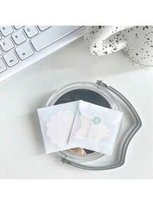 10 件硫酸纸半透明卡片夹保护信封，防水文件/照片收纳套，圣诞节 - 透明磨砂 - 查看 5