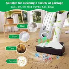 8pcs Vacuum Cleaner Accessories Kit Compatible With Vorwerk Kobold VK7 FP7, Including Dust Bags, Filters, Fragrance Pads, Disposable Dust Bags, Air Fresheners, Suitable For Home & Living Room Use - Multicolor - View 8