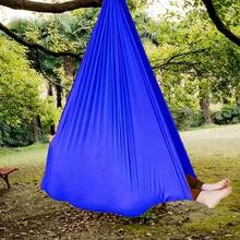 Amaca da esterno aggiornata - 150*280cm Amaca da yoga aereo elastica - La scelta ideale per un'amaca integrata, adatta per yoga, campeggio e picnic