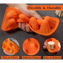 Ghost Silicone Mold, Ghost Chocolate Candy Molds Halloween Silicone Molds For Jelly, Chocolate, Candy, Gummy, Crayon, Resin - Multicolor - View 6