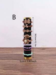 1个/2个装竖式头带、手镯、手表、珠宝展示架，女士礼品 - 彩色 - 查看 16