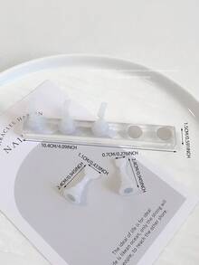 Soporte para práctica de arte de uñas con punta larga de acrílico y cristales, decoración de uñas vintage de flores de resina y cristal, uso en casa y salón, adecuado para madres, hermanas, esposas, amantes, bodas