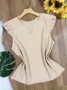 Women Tops - Apricot - View 3